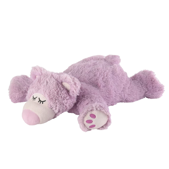 Warmies Alvó Maci lila kivehető levendulatöltettel
